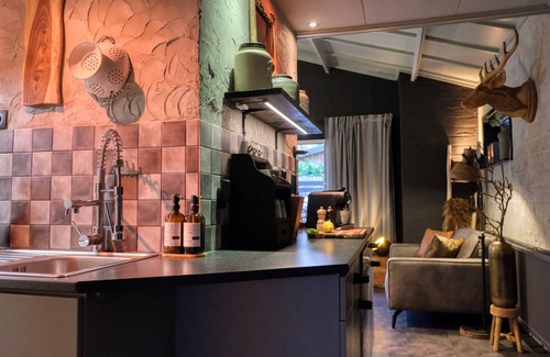 Rheezerveen Casa | Lodge in a wooded area with Hot Tub & Sauna