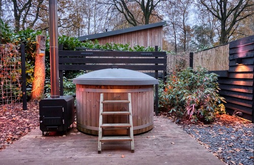 Rheezerveen Casa | Lodge in a wooded area with Hot Tub & Sauna