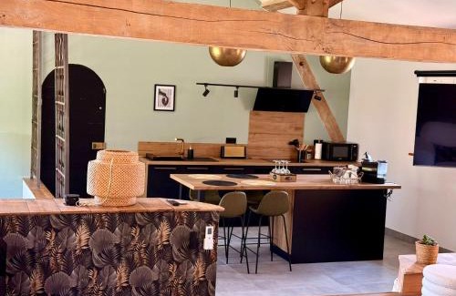 Lussan Apartamento | Loft élégant au cœur de la campagne avec SPA privé