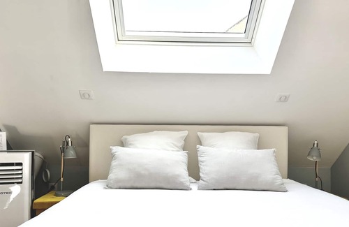 Miroir - Batignolles Apartamento | Loft 2-Loft-Confortable-Baño Privado-Patio