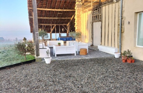 Saint-Justin Otro | Loft 4 p, Marciac exceptional view of the Pyrenees, swimming pool, no pets