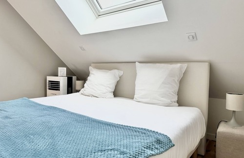 Miroir - Batignolles Apartamento | Loft 4-Loft-King-Baño Privado-Patio