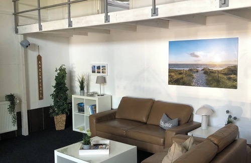 Bad Zwischenahn Apartamento | Loft apartment for up to 5 people, lots of space and freedom, 3 bedrooms, mod. design
