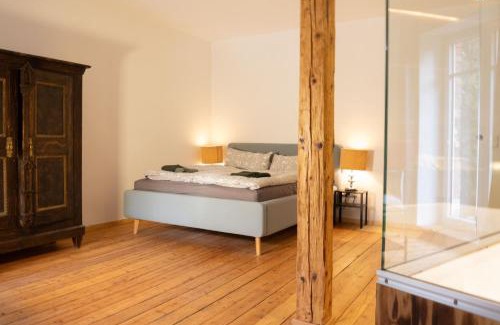 Mugeln Apartamento | Loft Apartment mit großer Badewanne B