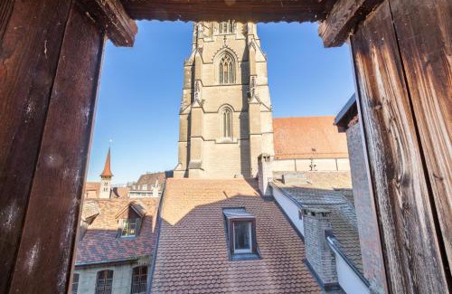 Fribourg Apartamento | Loft avec vue sur la Cathédrale de Fribourg