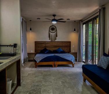 Chemuyil Apartamento | Loft Colibrí - Santuario Apartments