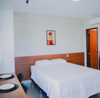 Dom Aquino Apartamento | Loft completo e climatizado a 2 minutos do centro