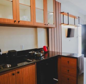 Dom Aquino Apartamento | Loft completo e climatizado a 2 minutos do centro