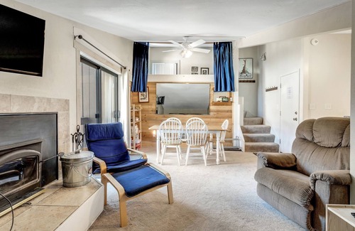 Bear Valley Condominio | Loft Condo w/ Bonus Area - Creekside #7 by Bear Valley Vacation Rentals