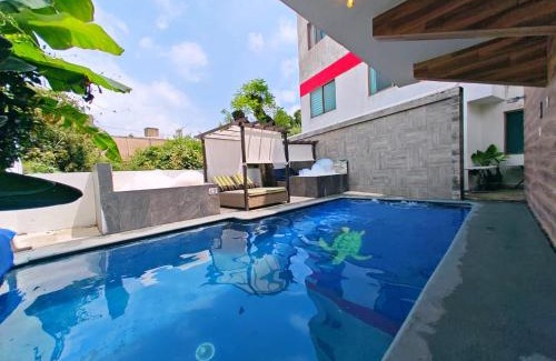 Jimenez Apartamento | Loft lujo estilo y diseño, alberca climatizada y cama de alberca, Cuernavaca somos los únicos en ofrecerte 2 jacuzzis para tu uso personal y exclusivo con agua caliente y sistema de hidromasaje tipo Spa, terraza privada y asador de carbon
