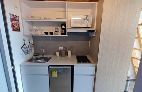 Chapinero Apartamento | Loft moderno con vista a los cerros