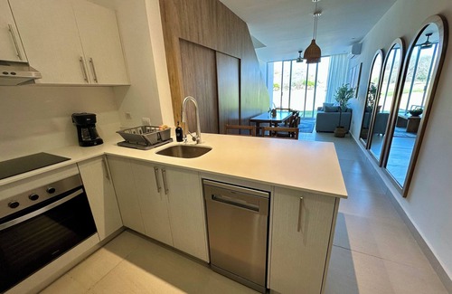 Campeche Apartamento | Departamento Vacacional Estilo Loft Con Vista al Campo de Golf