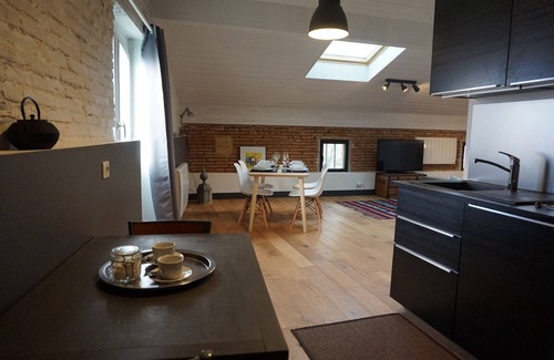 Beauzelle Apartamento | Loft-style apartment - 80m2, quiet, close to Airbus and MEETT