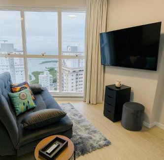 Fazenda Apartamento | Loft vista Mar - Entre Itajaí e Balneário Camboriú