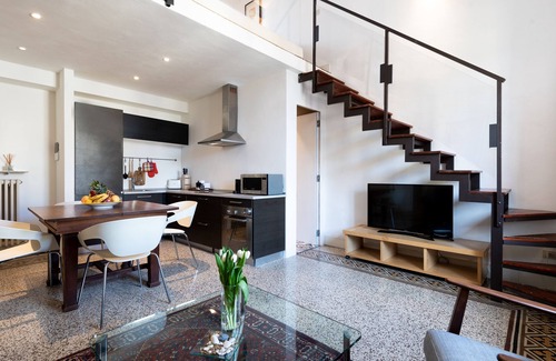 Campo di Marte Casa | Loft con una terraza panorámica con vistas a los tejados de Florencia