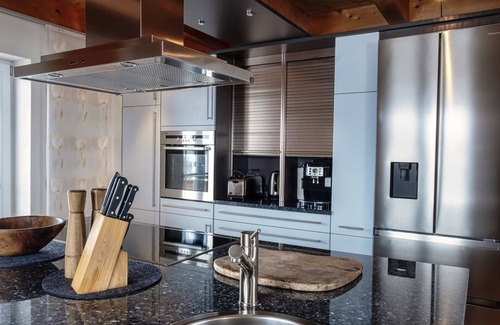 Rettenberg Apartamento | Loft con vistas panorámicas a las montañas.