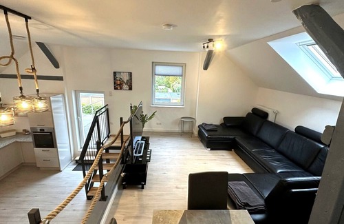 St Lorenz Apartamento | Loft9 - Designer apartment with terrace & 3 bedrooms in Lübeck incl. parking space