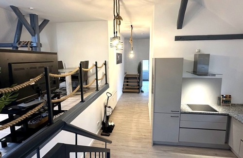 St Lorenz Apartamento | Loft9 - Designer apartment with terrace & 3 bedrooms in Lübeck incl. parking space