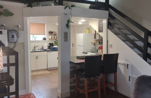Nampa Cabaña | Lofted Urban Farmhouse Cottage Near Downtown Nampa, NNU, and Idaho Center Arena