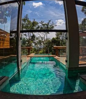 Sao Sebastiao das Aguas Claras Chalet De Esquí | Lofts da Mata - Loft Embaúba