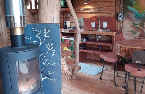 Saint-Paul-les-Monestier Cabina | Cabaña de madera-Exclusivo-Baño con ducha-Vista a la Montana-cabane en rondin