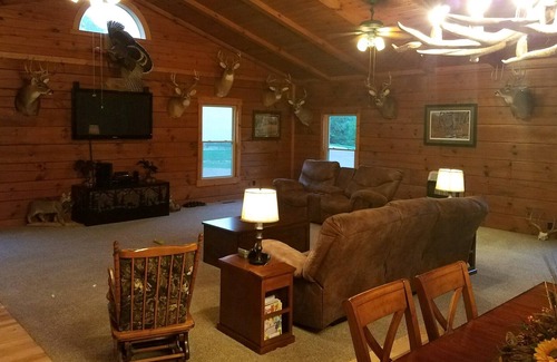 Brookport Casa | Cabaña de madera contigua al bosque nacional Shawnee