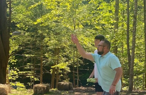 Middle Grove Cabina | Log Cabin at former girls' summer camp on 60 acres