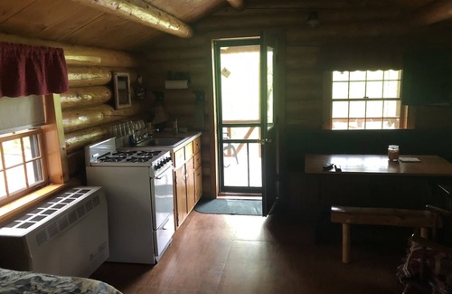 Masardis Cabina | Log cabin located on the Aroostook river