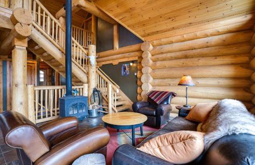 Florissant Casa | Log Cabin on Private 45-Acre Ranch in Florissant!