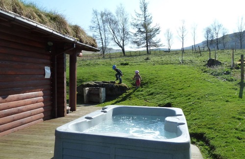 Spittal of Glenshee Cabina | La cabina de registro con hidromasaje | Capacidad 4 | En el Parque Nacional de Cairngorm | Admite perros
