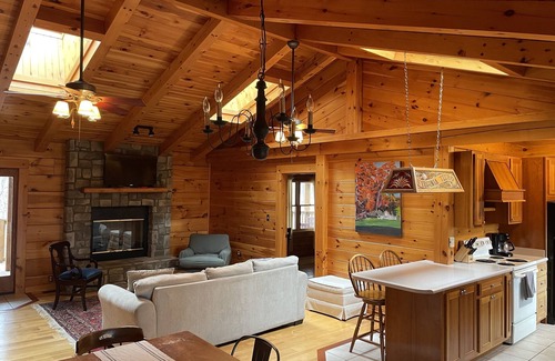 Hot Springs Cabina | Log cabin with lots of private space - 12mins from Omni Homestead!