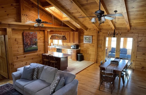 Hot Springs Cabina | Log cabin with lots of private space - 12mins from Omni Homestead!