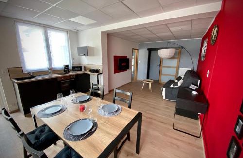 Onnaing Apartamento | Logements équipés à Onnaing avec espace Balneo en OPTION proche Toyota, autoroute et Valenciennes