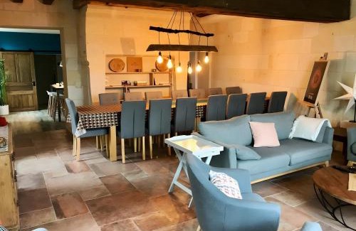 Chenehutte-Treves-Cunault Casa | Logis Escale - Grand Gite - Piscine