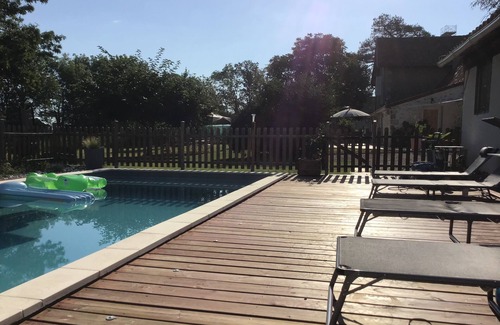 Lamonzie-Saint-Martin Casa | Longère du 18ème aux Portes de Bergerac, Entièrement Rénovée Avec Piscine Privée