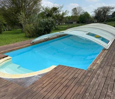 Landepereuse Casa | Longère normande avec piscine et jardin