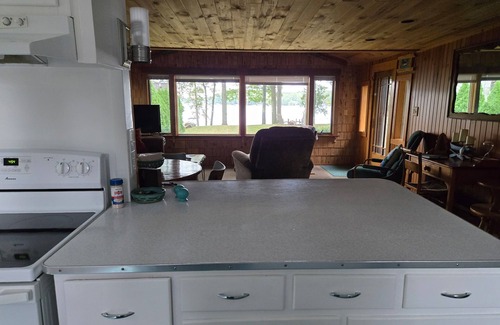 Traverse City Cabaña | Long Lake Cozy Stone Cottage - Frontage - 4 Kayaks - Fire pit - Pet friendly