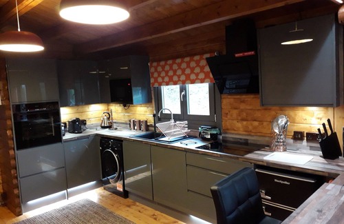 Knighton Chalet De Esquí | Longwood Lodges (Luxury Log Cabin with hot tub)
