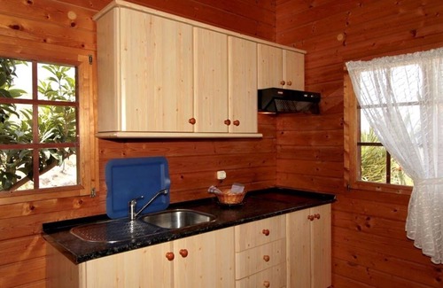 Alojera Cabina | Cabaña Los Palmeros, vista al mar y la montaña