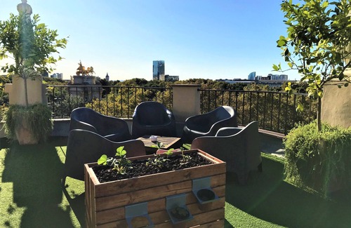Sant Marti Apartamento | LOST GARDEN - Large living room, Special views