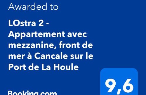 Cancale Apartamento | LOstra 2 - Appartement avec mezzanine, front de mer à Cancale sur le Port de La Houle