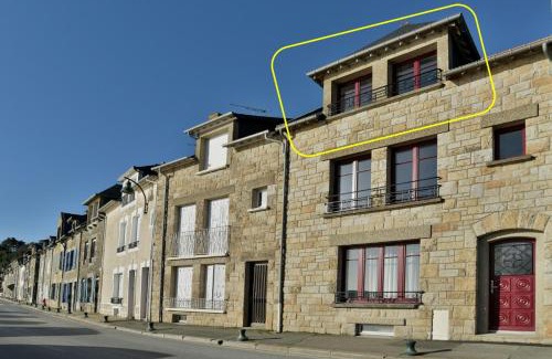 Cancale Apartamento | LOstra 2 - Appartement avec mezzanine, front de mer à Cancale sur le Port de La Houle