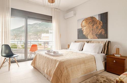 Loutraki Apartamento | Loutraki Μοναδικής θέσης διαμέρισμα στη θάλασσα