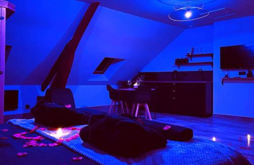 Chateau-Landon Apartamento | Love Room Le Chalet/Jacuzzi/Sauna