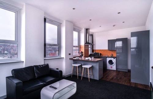 Blackburn Apartamento | Lovely 1 Bed Flat in Central Blackburn w Views