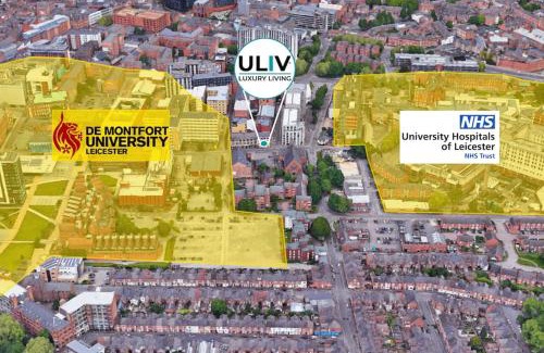 Oadby Apartamento | Lovely 1 Bed Studio 2B near Royal Infirmary and DMU