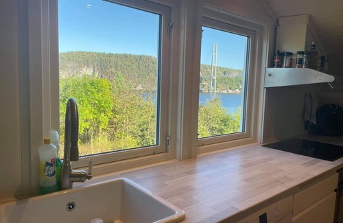 Bamble Apartamento | Lovely 1-bedroom apartment in Stathelle with sea view
