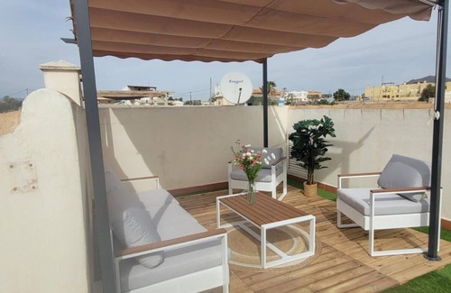 Palomares Apartamento | Lovely Apartment Andalucia with roof terrace with sea view