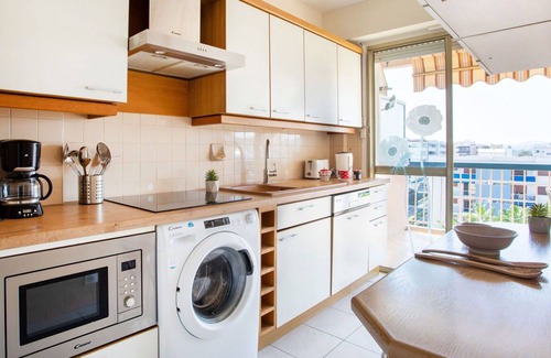 Cros-de-Cagnes Apartamento | Lovely apartment for 4 people with WIFI, TV, terrace, pets allowed and parking