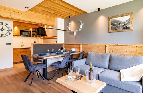 Tignes Apartamento | Hermoso apartamento para 5 personas con WIFI, TV y terraza